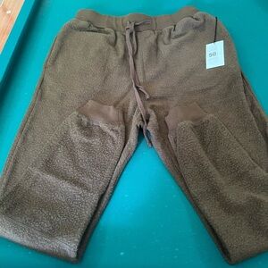 Stampd Brown Reverse Terry Pant